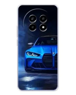 Чехол для Realme 13 Pro с картинкой «Голубая BMW M4» Чехол для Realme 13 Pro с картинкой «Голубая BMW M4»