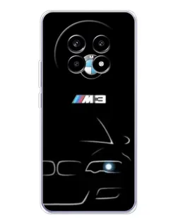 Чехол для Realme 13 Pro с картинкой «Минималистичный принт BMW M3» Чехол для Realme 13 Pro с картинкой «Минималистичный принт BMW M3»