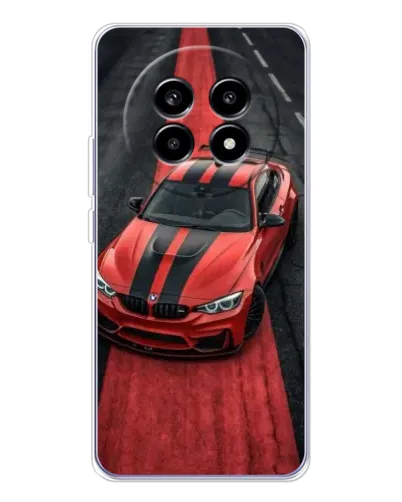 Чехол для Realme 13 Pro с картинкой «BMW на красной дорожке»
