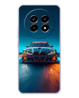 Чехол для Realme 13 Pro с картинкой «BMW — огни неона» Чехол для Realme 13 Pro с картинкой «BMW — огни неона»