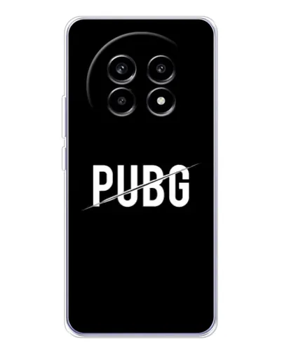 Чохол для Realme 13 Pro з картинкою «PUBG — білий логотип»