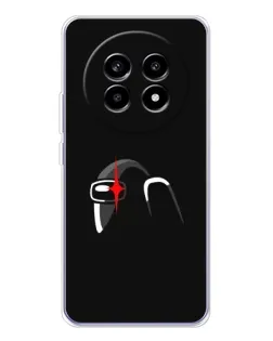 Чехол для Realme 13 Pro с картинкой «Among Us шлем»