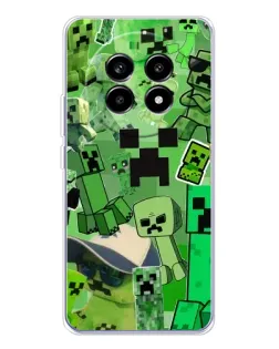 Чохол для Realme 13 Pro з картинкою «Кріпери Minecraft»