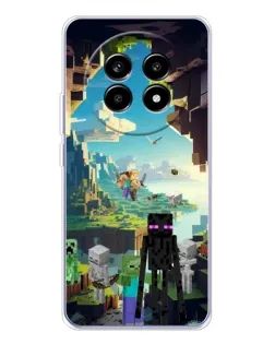 Чохол для Realme 13 Pro з картинкою «Ендермен у лісі»