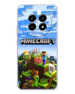 Чохол для Realme 13 Pro з картинкою «Minecraft класичний світ»