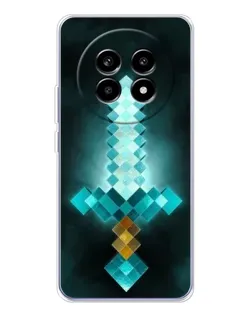 Чохол для Realme 13 Pro з картинкою «Алмазний меч неон»