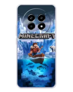 Чохол для Realme 13 Pro з картинкою «Minecraft льодянийсвіт»