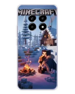 Чохол для Realme 13 Pro з картинкою «Зимовий Minecraft»