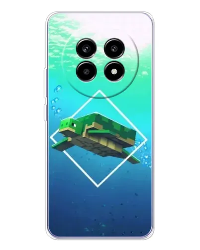 Чохол для Realme 13 Pro з картинкою «Черепаха Minecraft» Чохол для Realme 13 Pro з картинкою «Черепаха Minecraft»