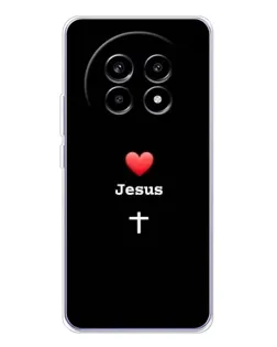 Чохол для Realme 13 Pro з картинкою «Серце - Jesus»