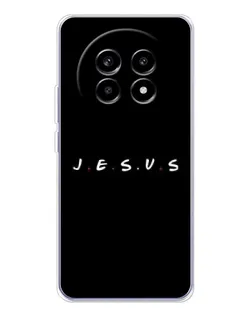 Чехол для Realme 13 Pro с картинкой «Точки веры J.E.S.U.S.»