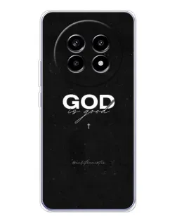 Чехол для Realme 13 Pro с картинкой «GOD — Бог над всем»