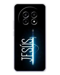 Чехол для Realme 13 Pro с картинкой «Меч Духа Jesus»