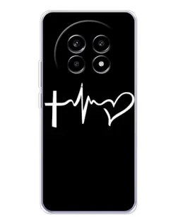 Чехол для Realme 13 Pro с картинкой «Пульс веры» Чехол для Realme 13 Pro с картинкой «Пульс веры»