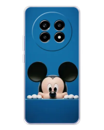 Чехол для Realme 13 Pro с картинкой «Микки выглядывает»