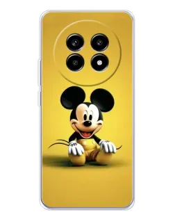 Чехол для Realme 13 Pro с картинкой «Микки на желтом»