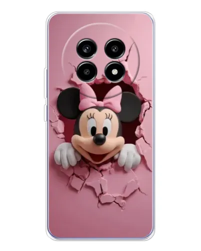Чехол для Realme 13 Pro с картинкой «Минни сквозь стену»