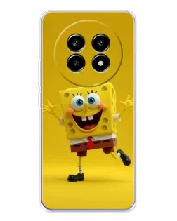 Чехол для Realme 13 Pro с картинкой «Позитивный Губка Боб»