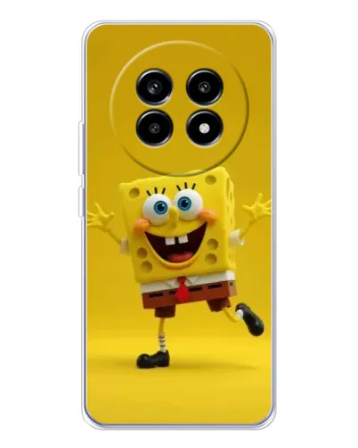 Чехол для Realme 13 Pro с картинкой «Позитивный Губка Боб»
