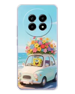 Чехол для Realme 13 Pro с картинкой «Автомобильное путешествие»