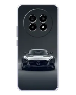 Чехол для Realme 13 Pro с картинкой «Mercedes на черном» Чехол для Realme 13 Pro с картинкой «Mercedes на черном»