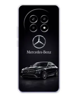 Чехол для Realme 13 Pro с картинкой «Mercedes — решетка радиатора» Чехол для Realme 13 Pro с картинкой «Mercedes — решетка радиатора»