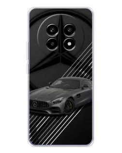 Чехол для Realme 13 Pro с картинкой «Mercedes AMG — графика» Чехол для Realme 13 Pro с картинкой «Mercedes AMG — графика»