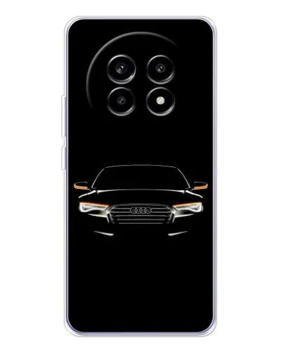Чехол для Realme 13 Pro с картинкой «Audi — ночной контур»