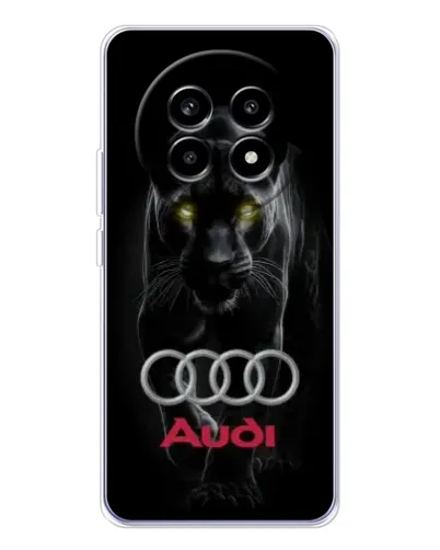 Чехол для Realme 13 Pro с картинкой «Пантера и Audi»