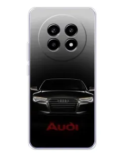 Чехол для Realme 13 Pro с картинкой «Audi — градиентный контур» Чехол для Realme 13 Pro с картинкой «Audi — градиентный контур»