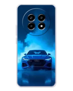 Чехол для Realme 13 Pro с картинкой «Audi — голубая энергия» Чехол для Realme 13 Pro с картинкой «Audi — голубая энергия»