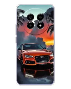 Чехол для Realme 13 Pro с картинкой «Audi — закат» Чехол для Realme 13 Pro с картинкой «Audi — закат»