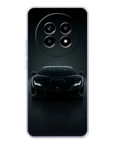 Чехол для Realme 13 Pro с картинкой «Черный Lamborghini Aventador»