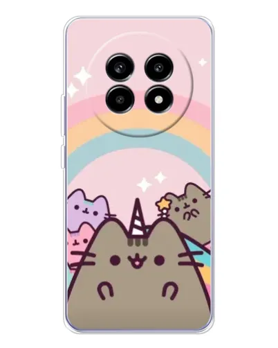 Чехол для Realme 13 Pro с картинкой «Единорог Pusheen»