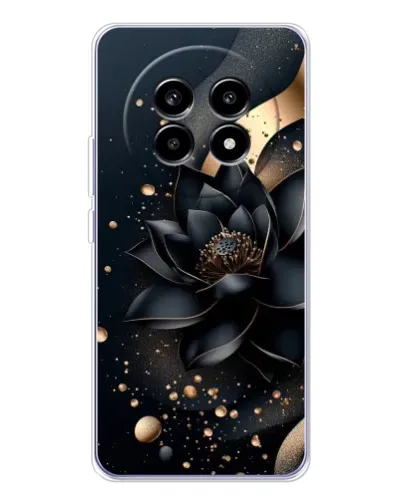 Чехол для Realme 13 Pro с картинкой «Черный лотос»