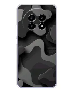 Чохол для Realme 13 Pro з картинкою «Темний абстрактний камуфляж»