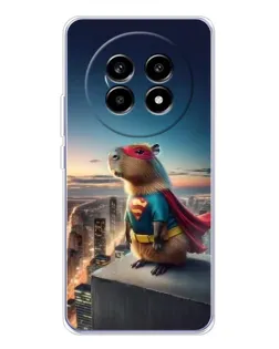 Чехол для Realme 13 Pro с картинкой «Капи-мен супергерой»