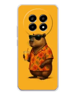 Чехол для Realme 13 Pro с картинкой «Капибара на отдыхе»