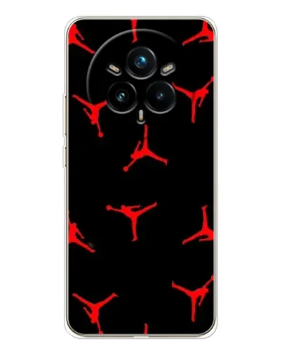 Чехол для Realme 14 Pro 5G с картинкой «Jordan Red Pattern» Чехол для Realme 14 Pro 5G с картинкой «Jordan Red Pattern»
