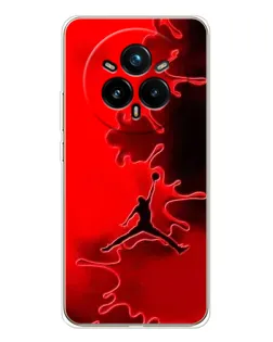 Чехол для Realme 14 Pro 5G с картинкой «Jordan Red Smoke» Чехол для Realme 14 Pro 5G с картинкой «Jordan Red Smoke»