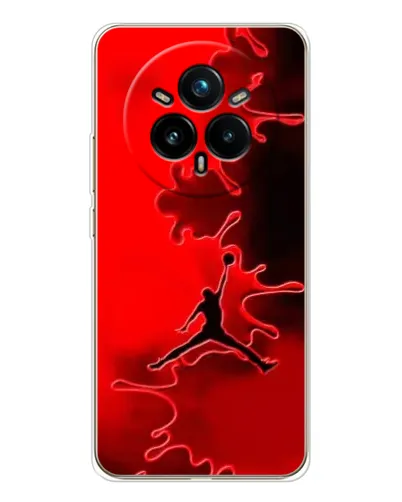 Чехол для Realme 14 Pro 5G с картинкой «Jordan Red Smoke» Чехол для Realme 14 Pro 5G с картинкой «Jordan Red Smoke»