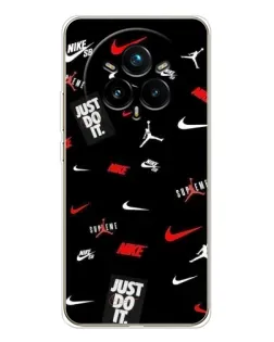 Чехол для Realme 14 Pro 5G с картинкой «Nike Mix Pattern» Чехол для Realme 14 Pro 5G с картинкой «Nike Mix Pattern»