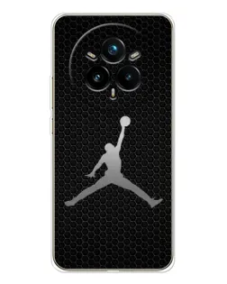 Чехол для Realme 14 Pro 5G с картинкой «Jordan Dark Carbon» Чехол для Realme 14 Pro 5G с картинкой «Jordan Dark Carbon»