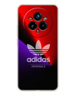 Чехол для Realme 14 Pro 5G с картинкой «Adidas Red Neon»