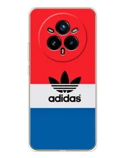 Чехол для Realme 14 Pro 5G с картинкой «Ретро блоки Adidas»
