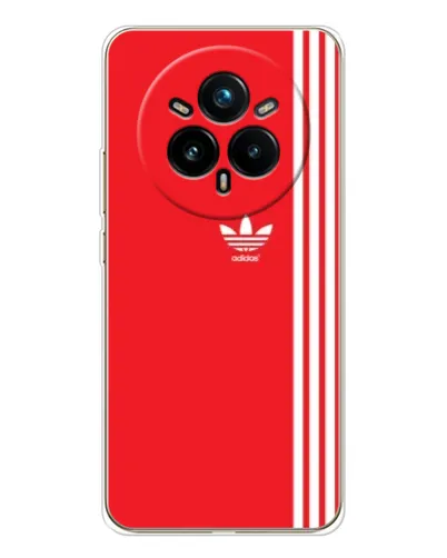 Чехол для Realme 14 Pro 5G с картинкой «Красный минимализм Adidas» Чехол для Realme 14 Pro 5G с картинкой «Красный минимализм Adidas»