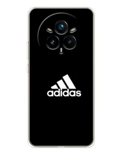 Чехол для Realme 14 Pro 5G с картинкой «Черная классика Adidas»