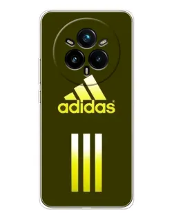 Чехол для Realme 14 Pro 5G с картинкой «Оливковый градиент Adidas»