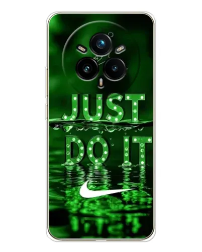 Чехол для Realme 14 Pro 5G с картинкой «Зеленый неоновый Nike»