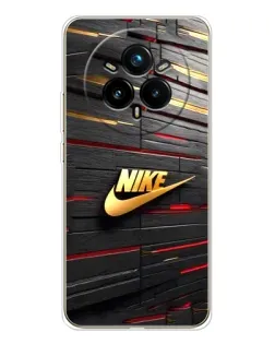 Чохол для Realme 14 Pro 5G з картинкою «Золотий Nike на металі» Чохол для Realme 14 Pro 5G з картинкою «Золотий Nike на металі»